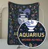Aquarius (Waterman) sterrenbeeld deken