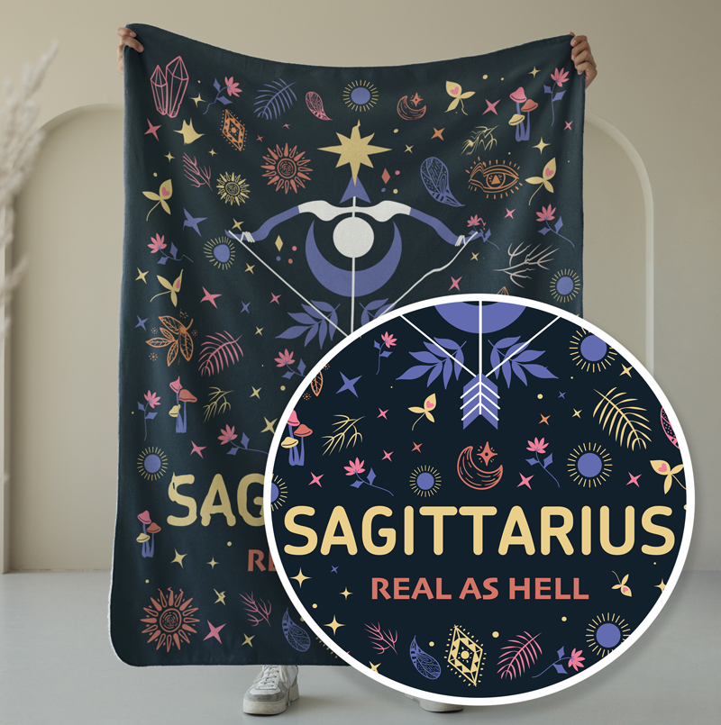 Sagittarius (Boogschutter) sterrenbeeld deken